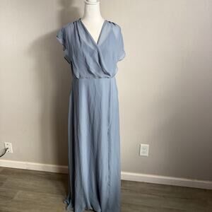 Birdy Grey | Dresses | Birdy Grey Almond Chiffon Bridesmaid Dress | Poshmark